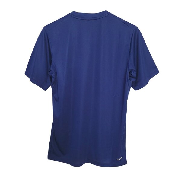 Adidas Aeroready Designed for Movement Tee Mens Size S Blue Short Sleeve NWT - Picture 2 of 8